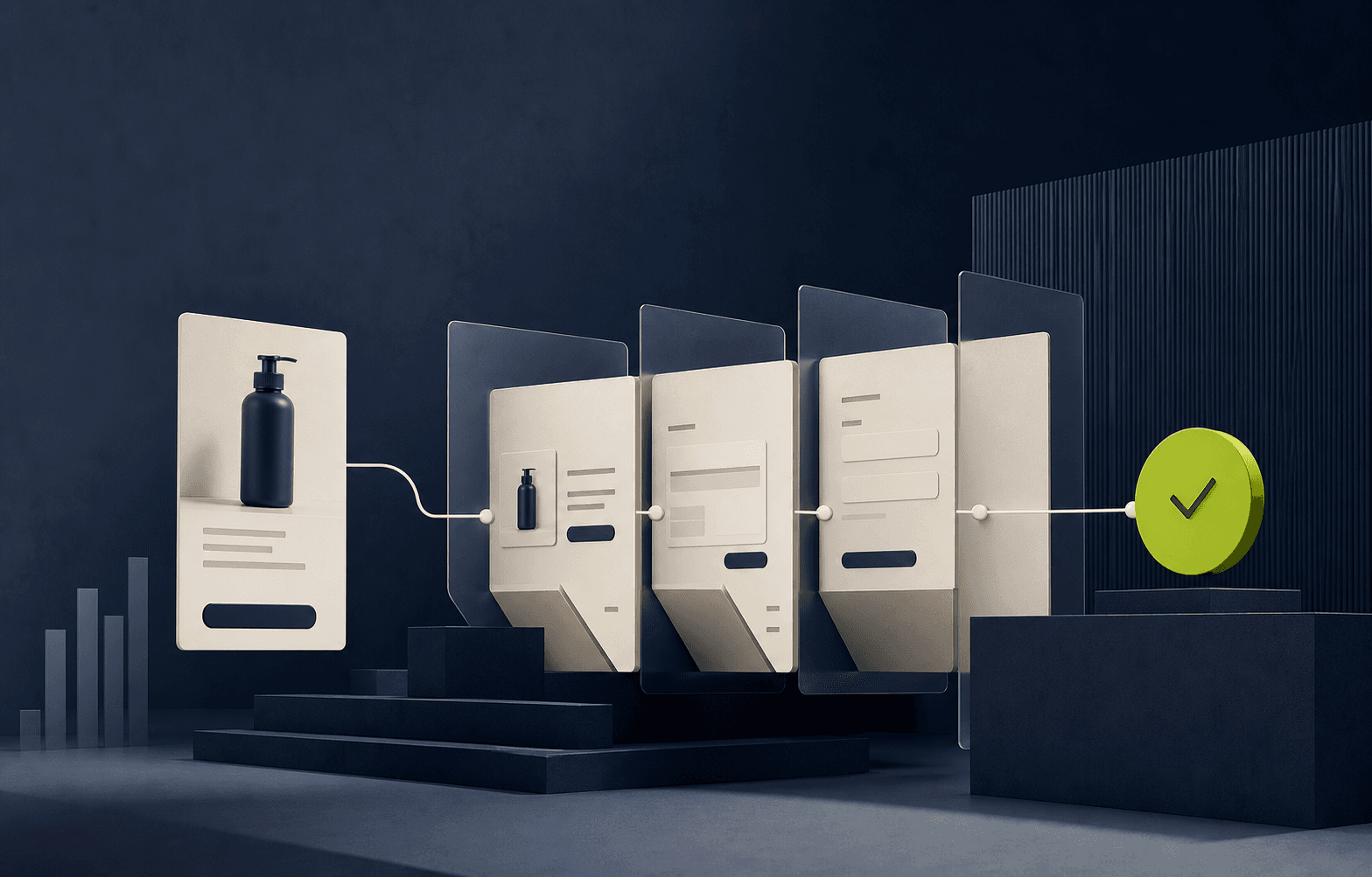 A modular ecommerce journey moving toward a successful conversion